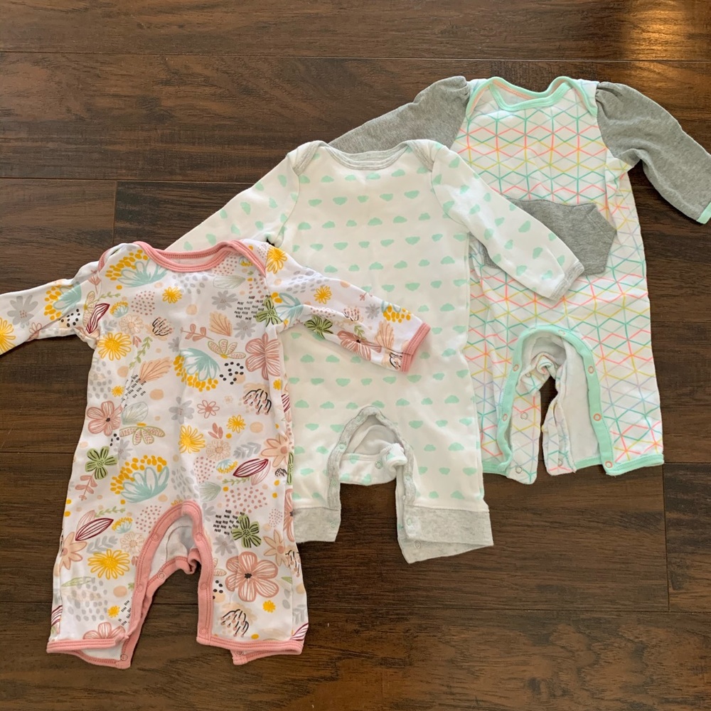 Cloud Island & Little Me Rompers